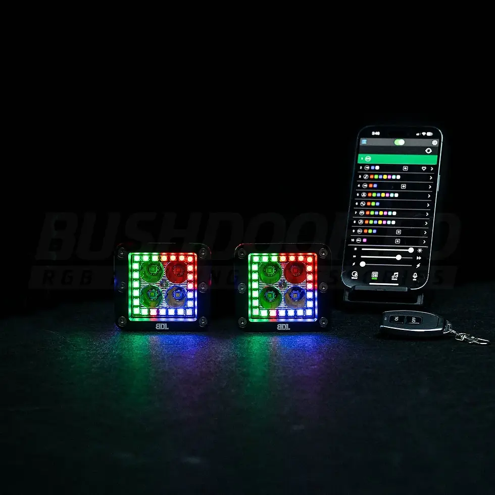Thumbnail: BushDoof RGB Work Lights - 2 Pack