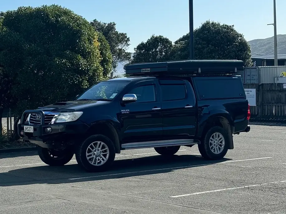 Thumbnail: Bushtech Aluminium Canopy for Toyota Hilux SR5, Black - 2004 to 2015