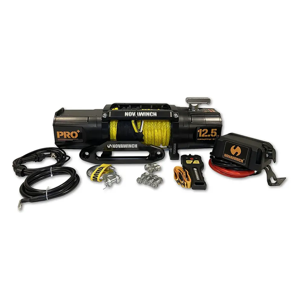 Thumbnail: Nova PRO+ Series Electric Winch - 12,500lb 12 volt Foot Down