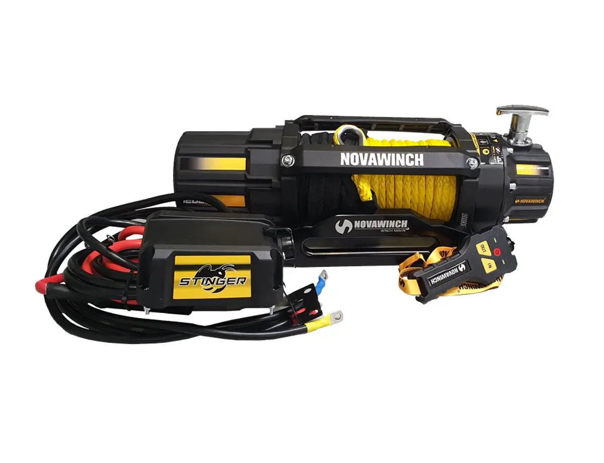 Nova Stinger+ Electric Winch - 12,000lb 24 volt with Wireless Remote