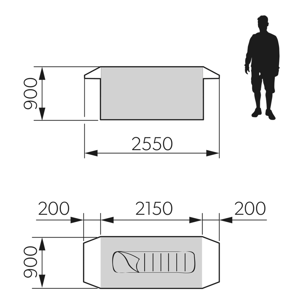 Thumbnail: Dometic Pico FTC 1x1 TC-I Inflatable Swag