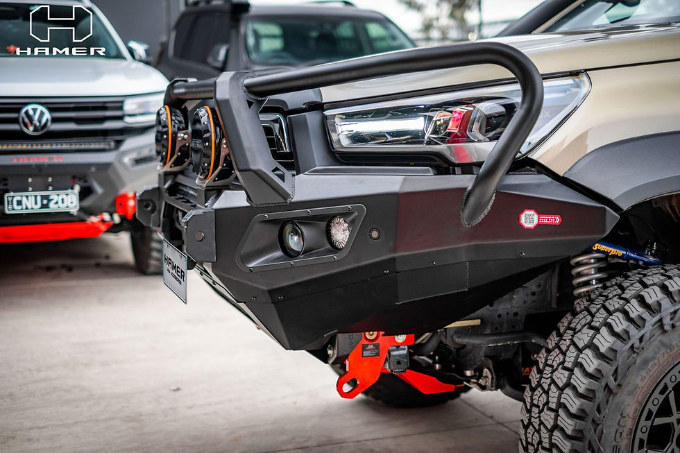 Thumbnail: Hamer King series plus bull bar for Toyota Hilux Rogue (2022 – Present)