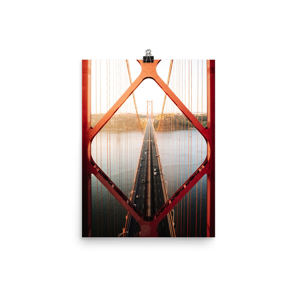 Thumbnail: Photo paper poster Ponte 25 de Abril