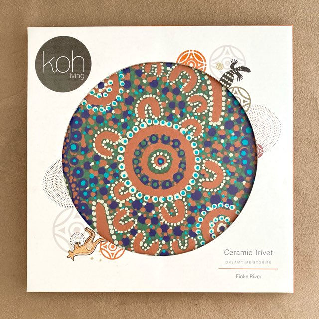 Thumbnail: Ceramic Trivet / Finke River / 20cm