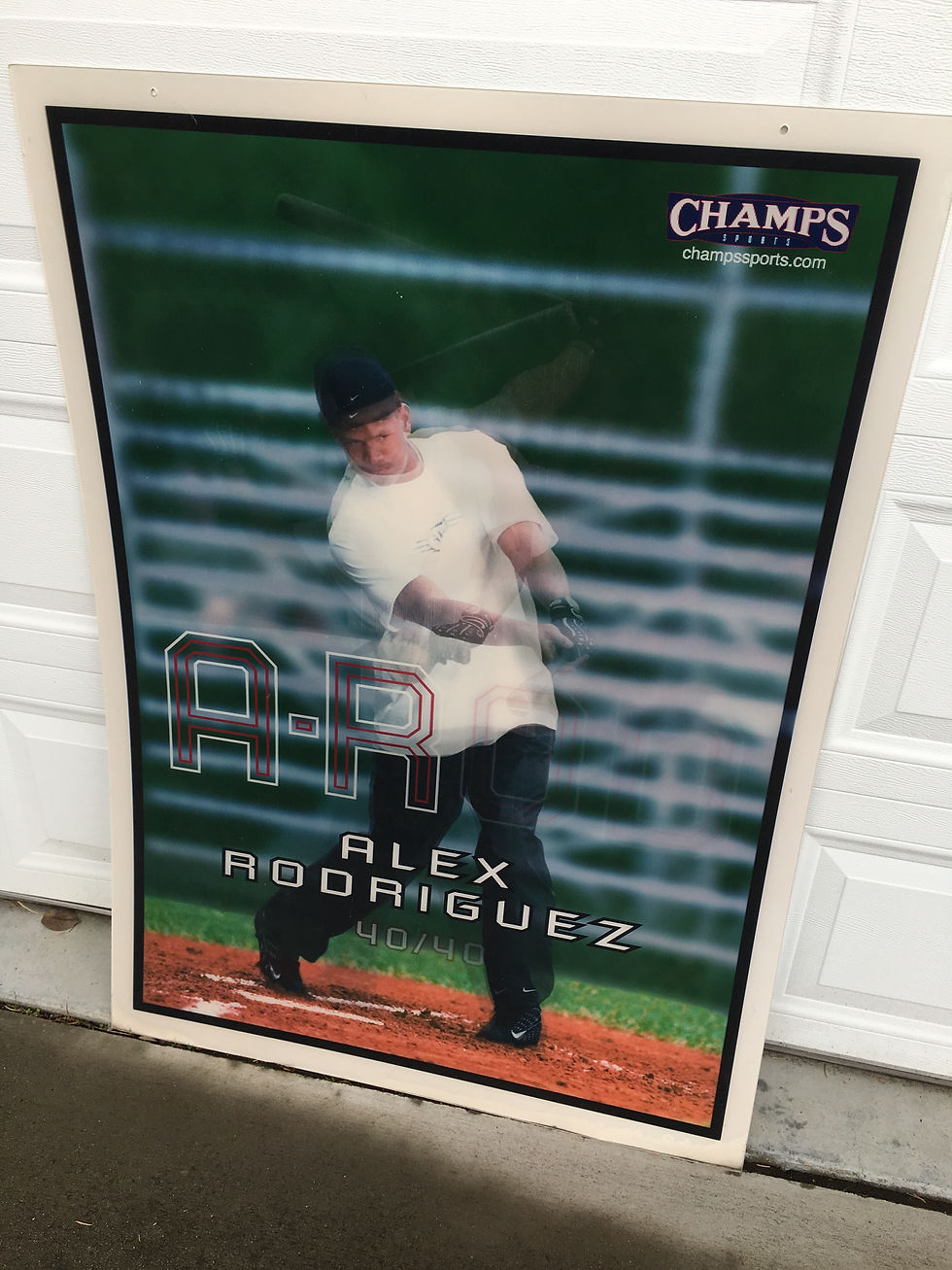 Thumbnail: RARE Alex Rodriguez lenticular poster!
