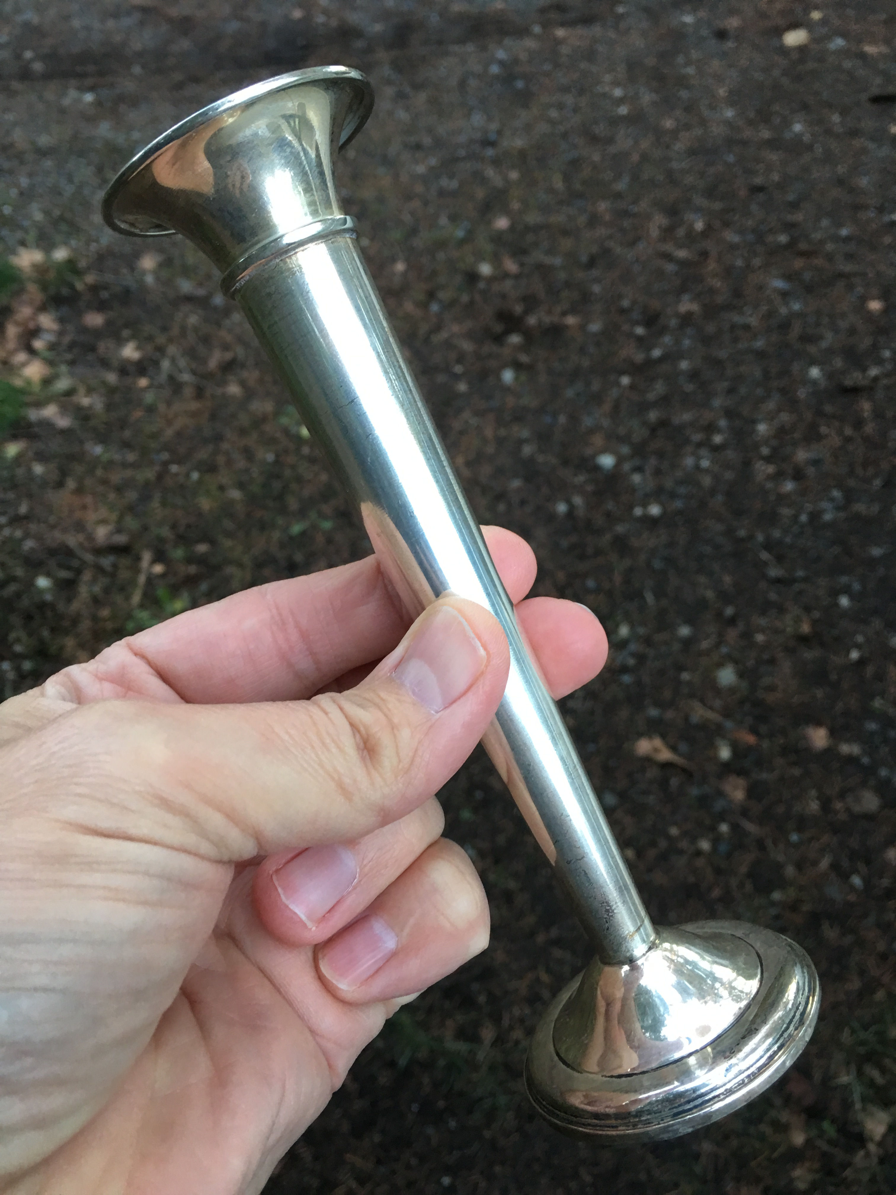 Sterling silver bud base