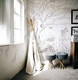 Safari papier peint luluaucrayon acte déco