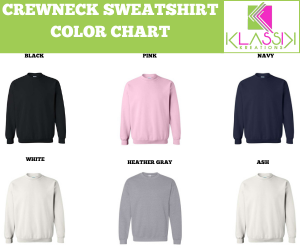 Thumbnail: NURSE Full Front Embroidered Crewneck Sweatshirt