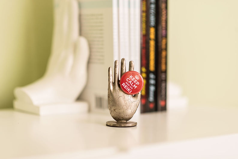 keep calm and do reiki button