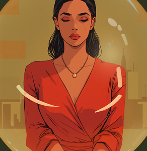 Yasmin in a Serene Protective Bubble.png