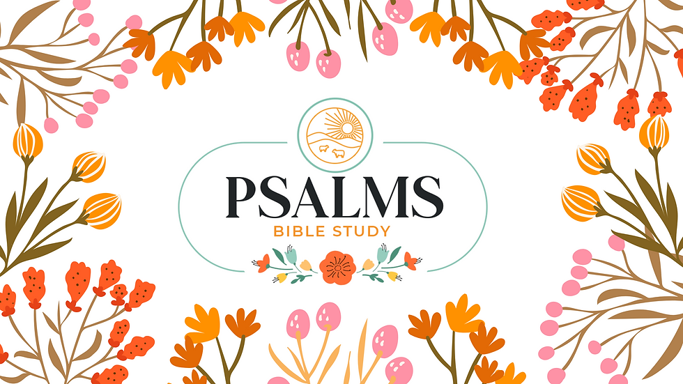 Tuesday Morning Women's Bible Study // Psalms