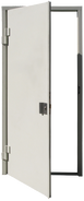 Puerta blindada con manija