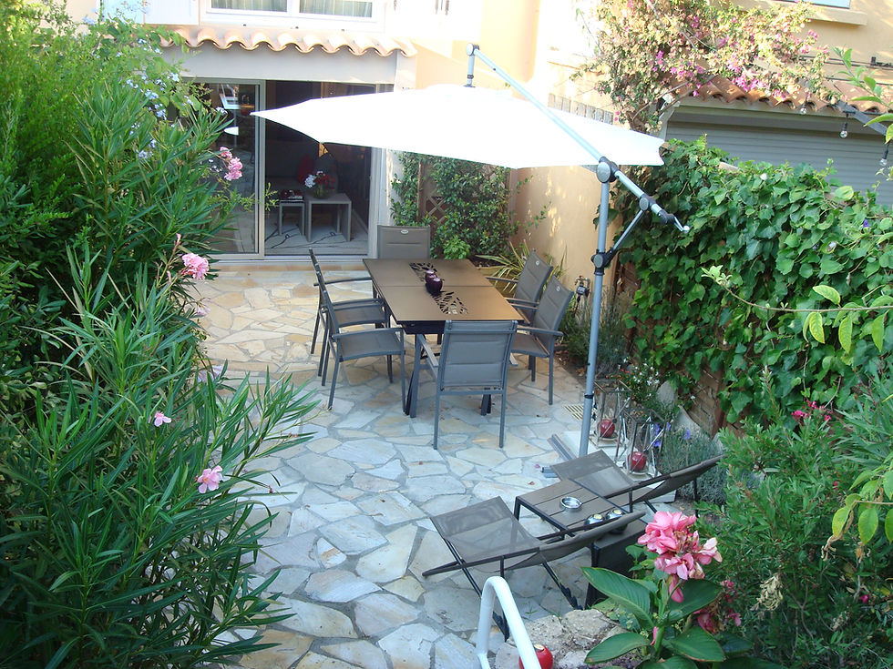 Terrasse aménagée