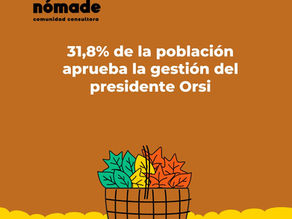 Aprobación presidente Yamandu Orsi
