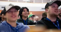 Youth leaders attending a conference