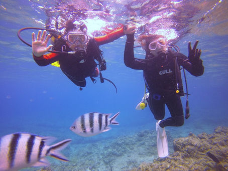体験ダイビングin真栄田