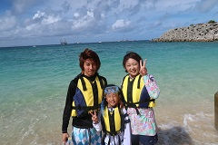 早朝シュノーケリング