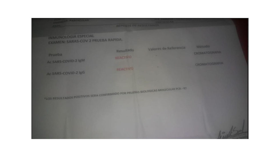 CASO CLINICO N° 2: ANEMIA EN PACIENTE COVID POSITIVO
