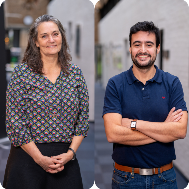 Jette Haarup-Jensen (on the left) and Gabri-el Giraldo (on the right) will be working together over the next six months to make a tangible difference in the green transition.