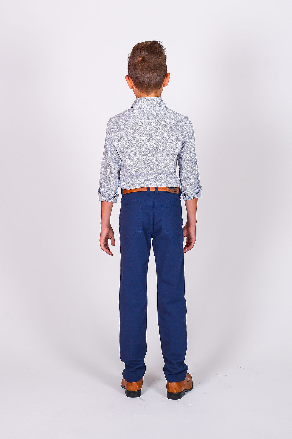Thumbnail: 472 Chino Pant with M006 Brown Belt