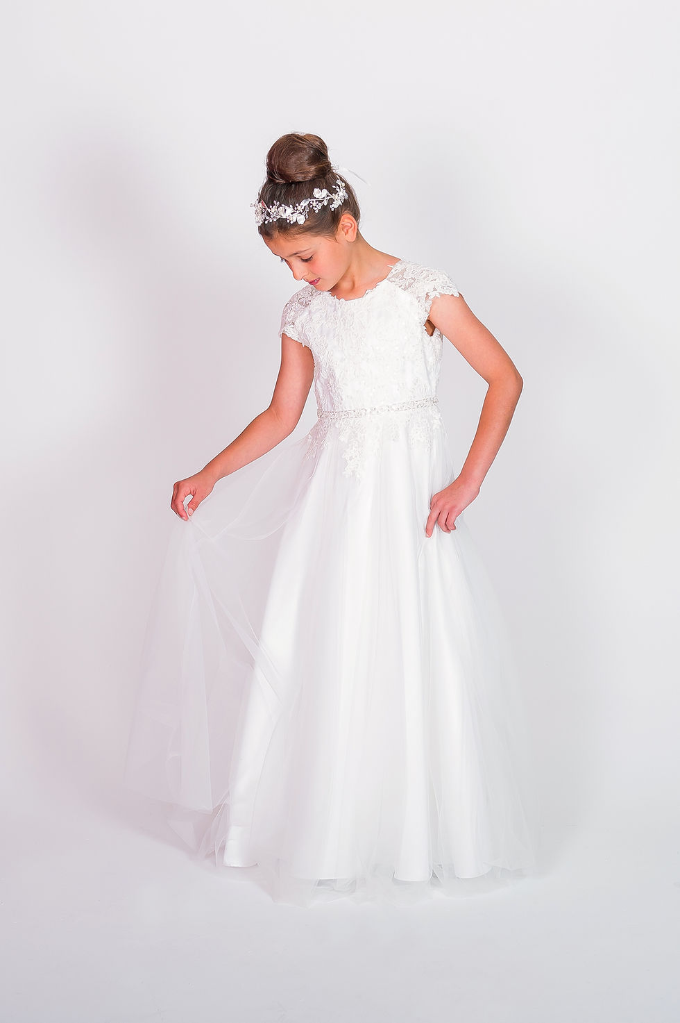 Thumbnail: STYLE NO 6117 COMMUNION/ FLOWER-GIRL DRESS