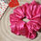 Thumbnail: Satin Hair Scrunchie | Gentle on Hair | Everyday Accessory - Hot Pink
