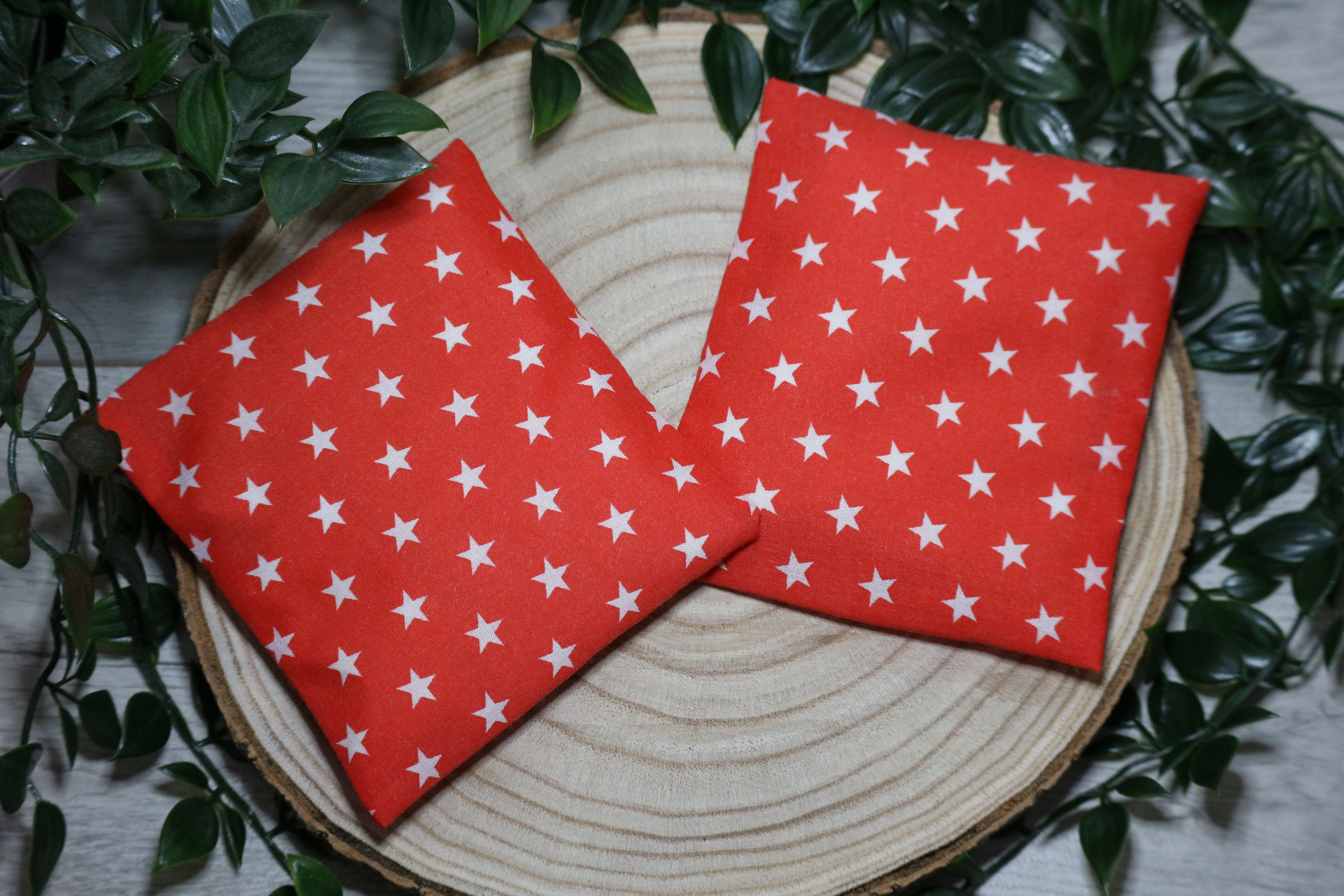 Starstruck Red Rice Handwarmer with Removable Cover - Pair