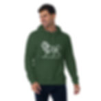Thumbnail: Lion Unisex eco raglan hoodie