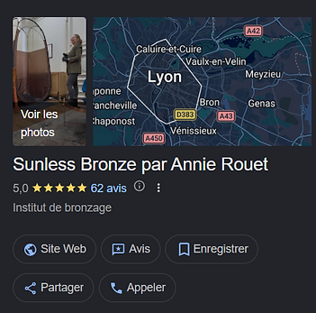 page google sunless bronze annie rouet