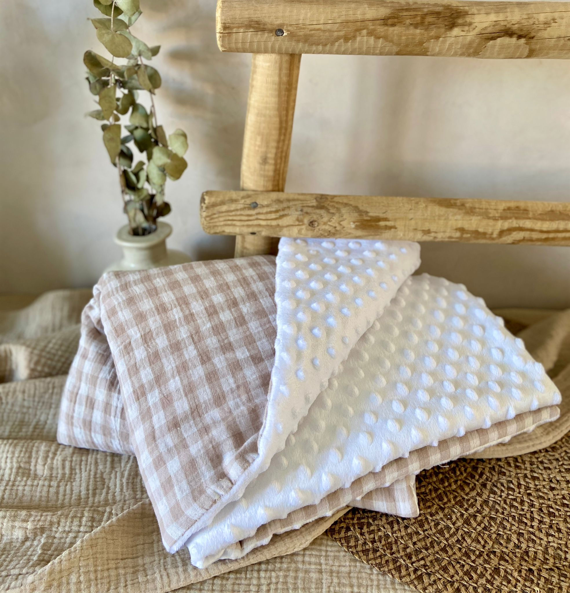 La Couverture Bébé - Vichy Galet