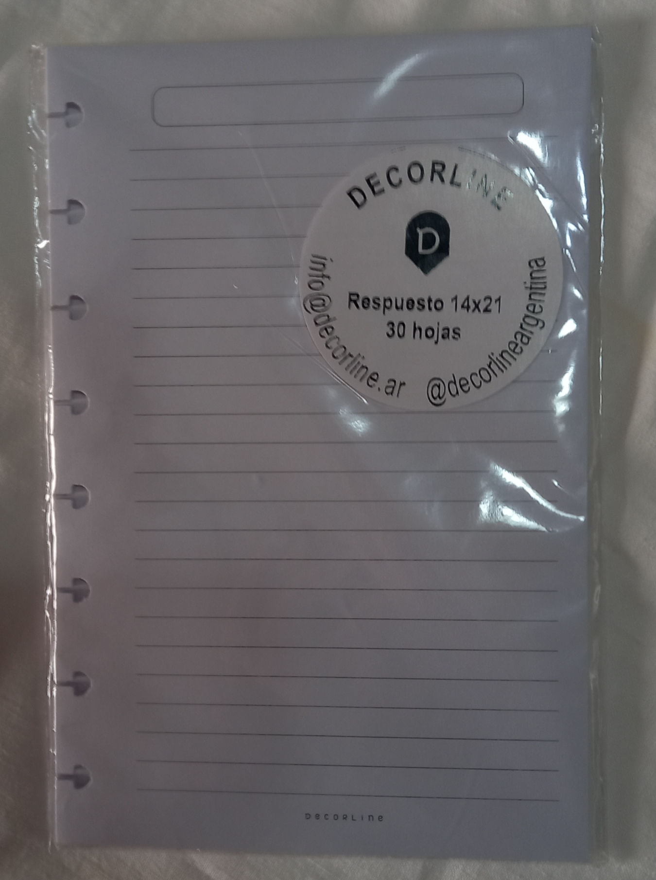 Respuesto Rayado Decorline Inteligente A5