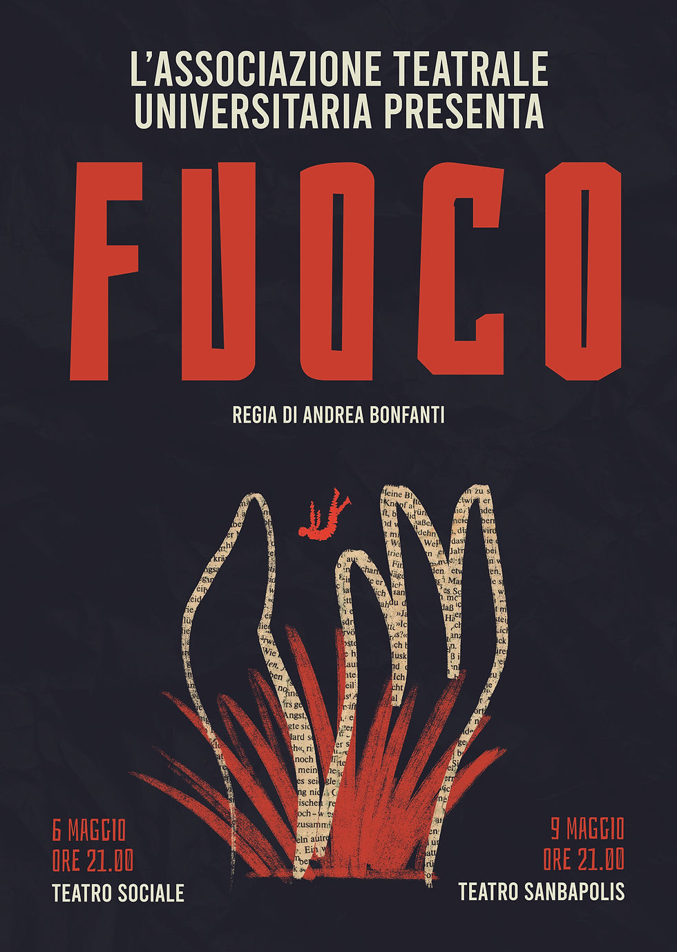 Spettacolo teatrale “ FUOCO” - Associazione Teatrale Università di Trento