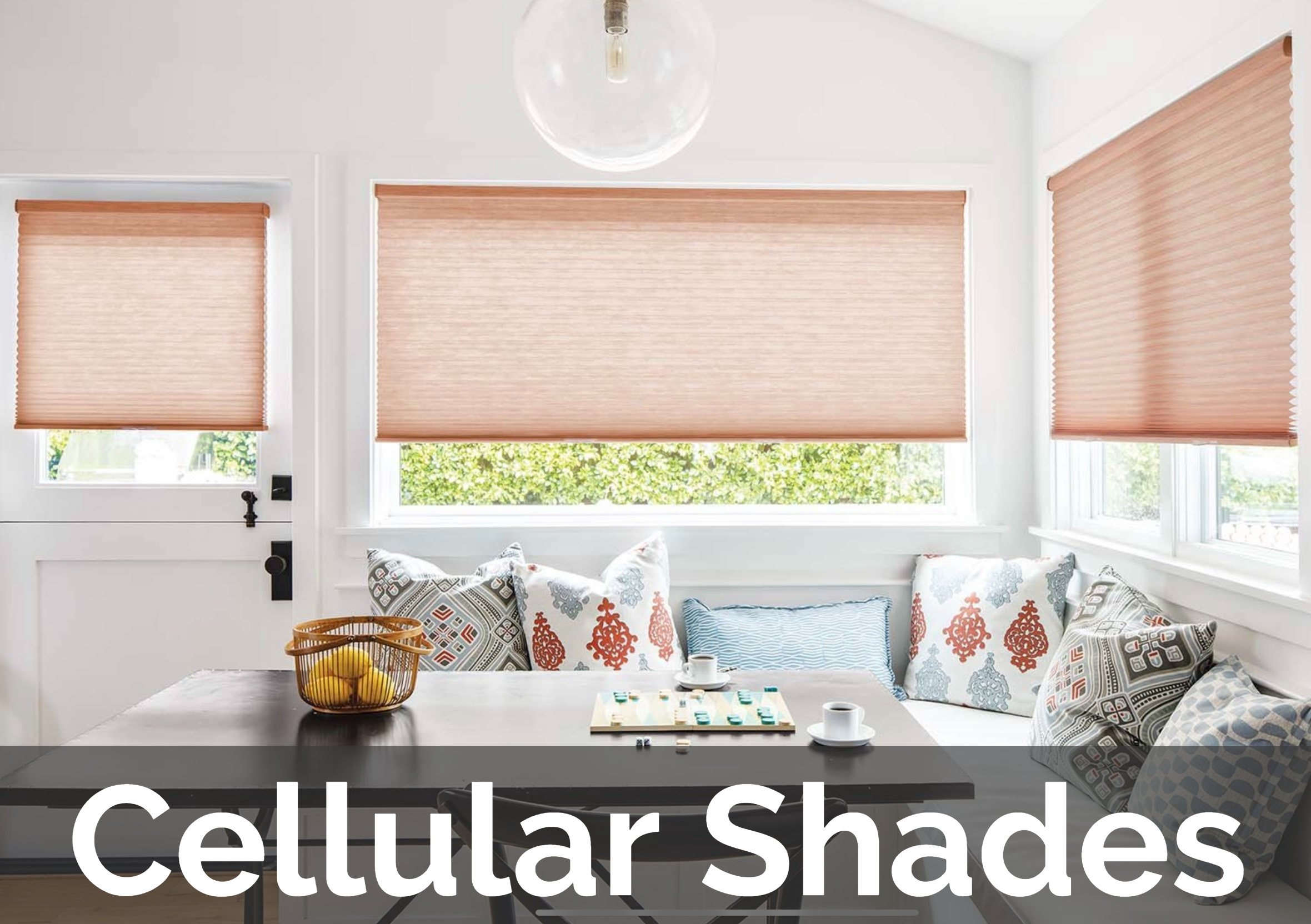 Cellular shades installed in a Spokane home