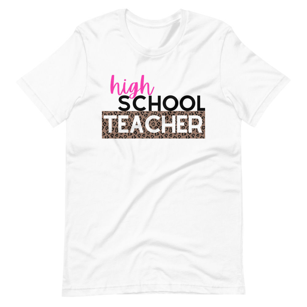 High School Teacher Cheetah Tee