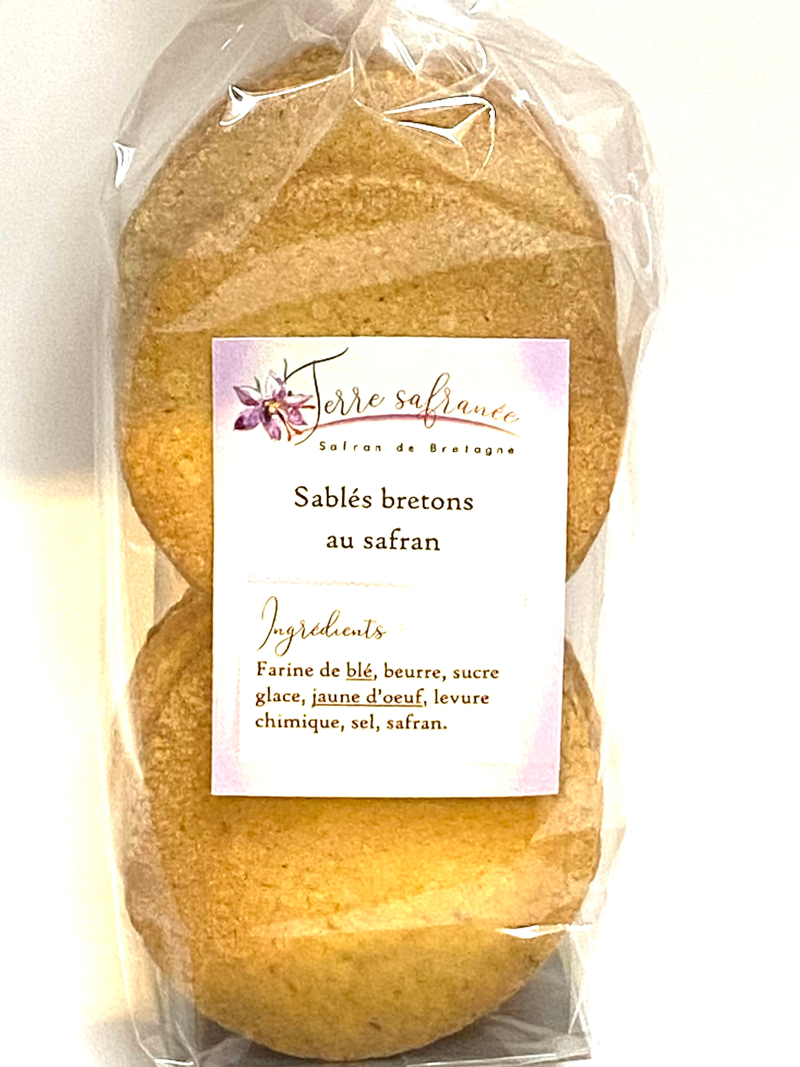 sablés bretons au safran