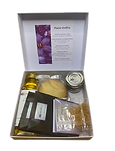 Coffret plaisir d'offrir. Assortiments de produits gourmands à base de safran, safran bio catégorie1 de Terre Safranée, safran de Bretagne