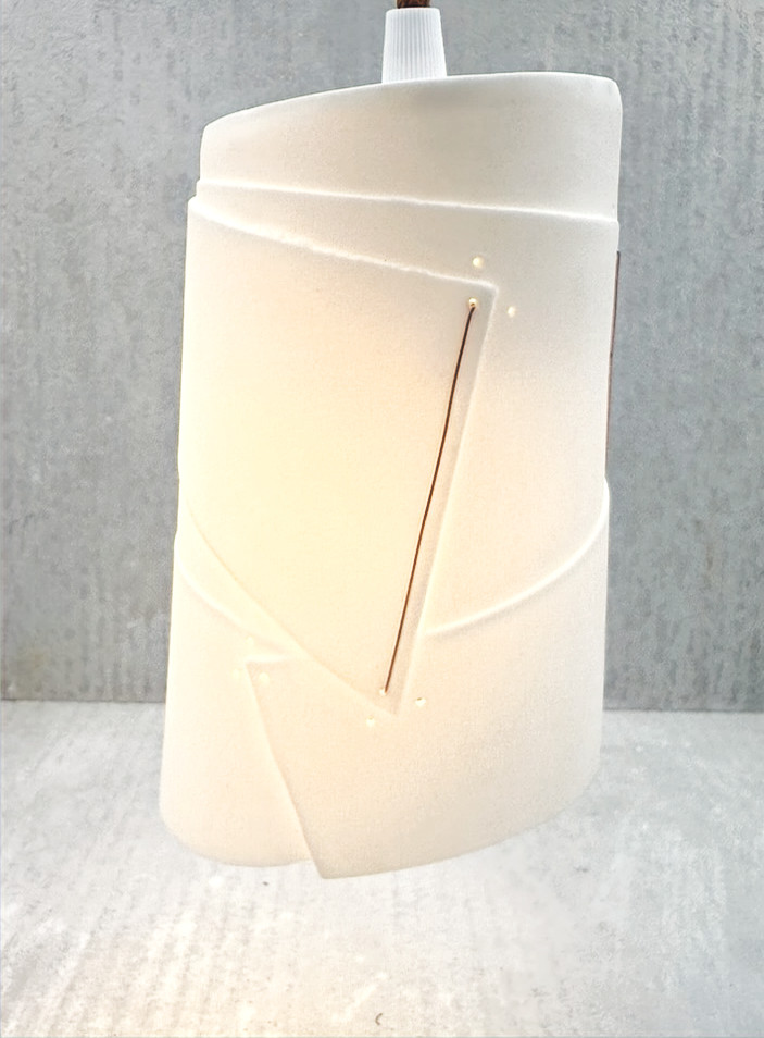 Thumbnail: HaloGlow 15 Porcelain Pendant