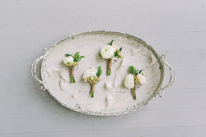 Bouquet_Wedding Arrangement_Ranunculus_Eucalyptus_Bridal Bouquet_Roses