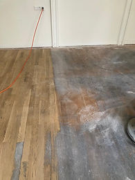 Houten vloer schuren