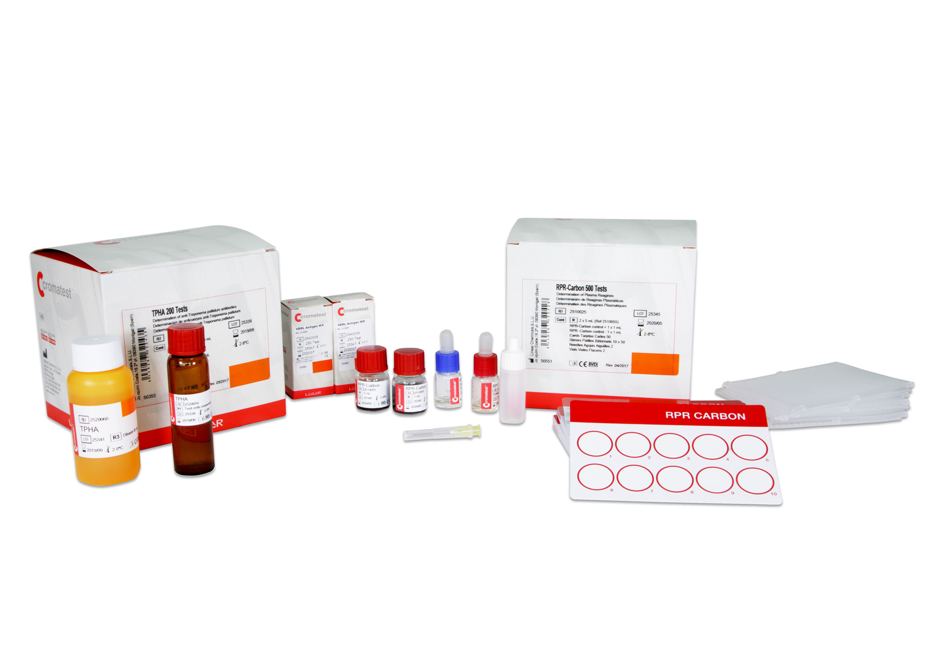 Cromatest VDRL MR (Antijen) (250 Test) (Kontrol Dahil)