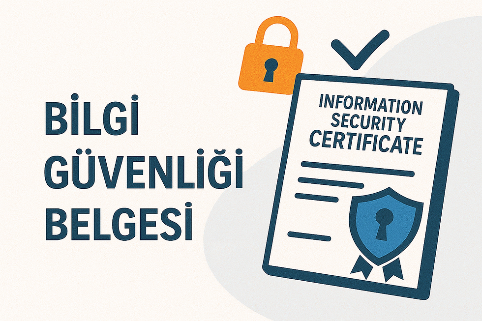 bilgi güvenliği belgesi
