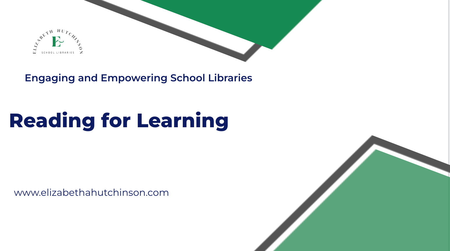 Reading for learning