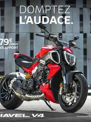 Diavel V4 à partir de 379€/mois.