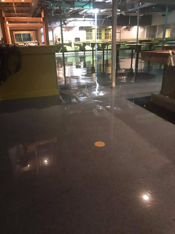Imperial Brilliance: A Gleaming Restaurant Floor by Imperial Cleaning Services