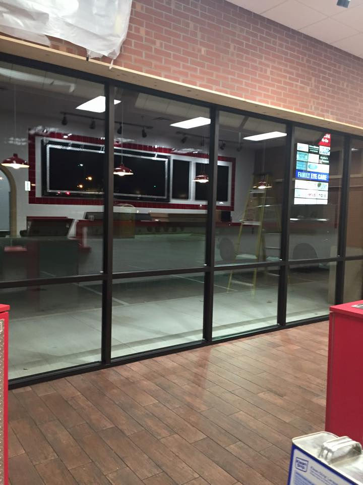 Crystal-Clear Brilliance: Shiny Windows and Immaculate Gas Station by Imperial Cleaning Services