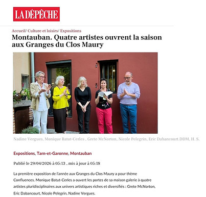 Accueil Culture et loisirs Expositions Montauban. Quatre artistes ouvrent la saison aux Gr
