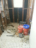 Gutted Bathroom - Before