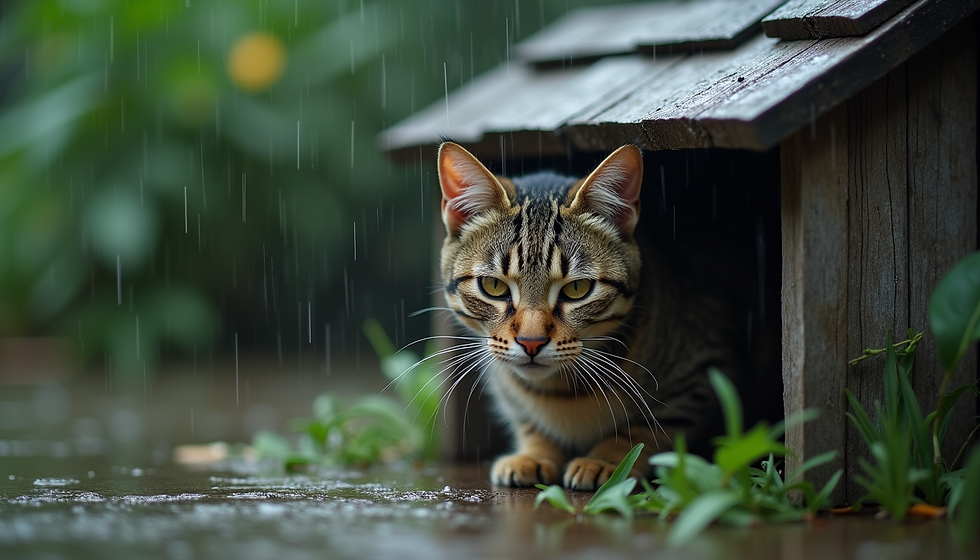 Tip Penjagaan Kucing Outdoor Semasa Musim Tengkujuh yang Perlu Anda Tahu