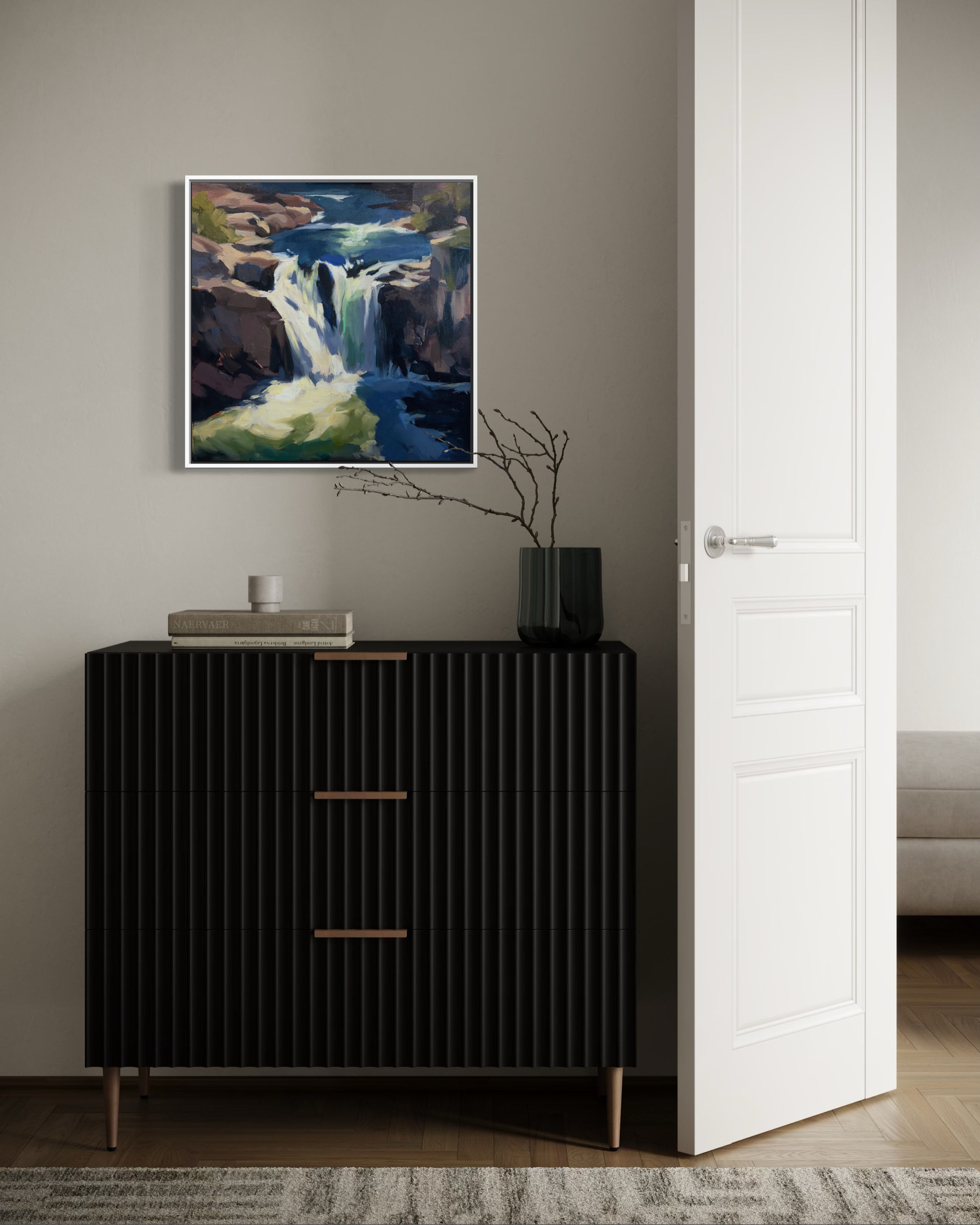 My Light Expands, Original Painting (Luxury Framing Included)