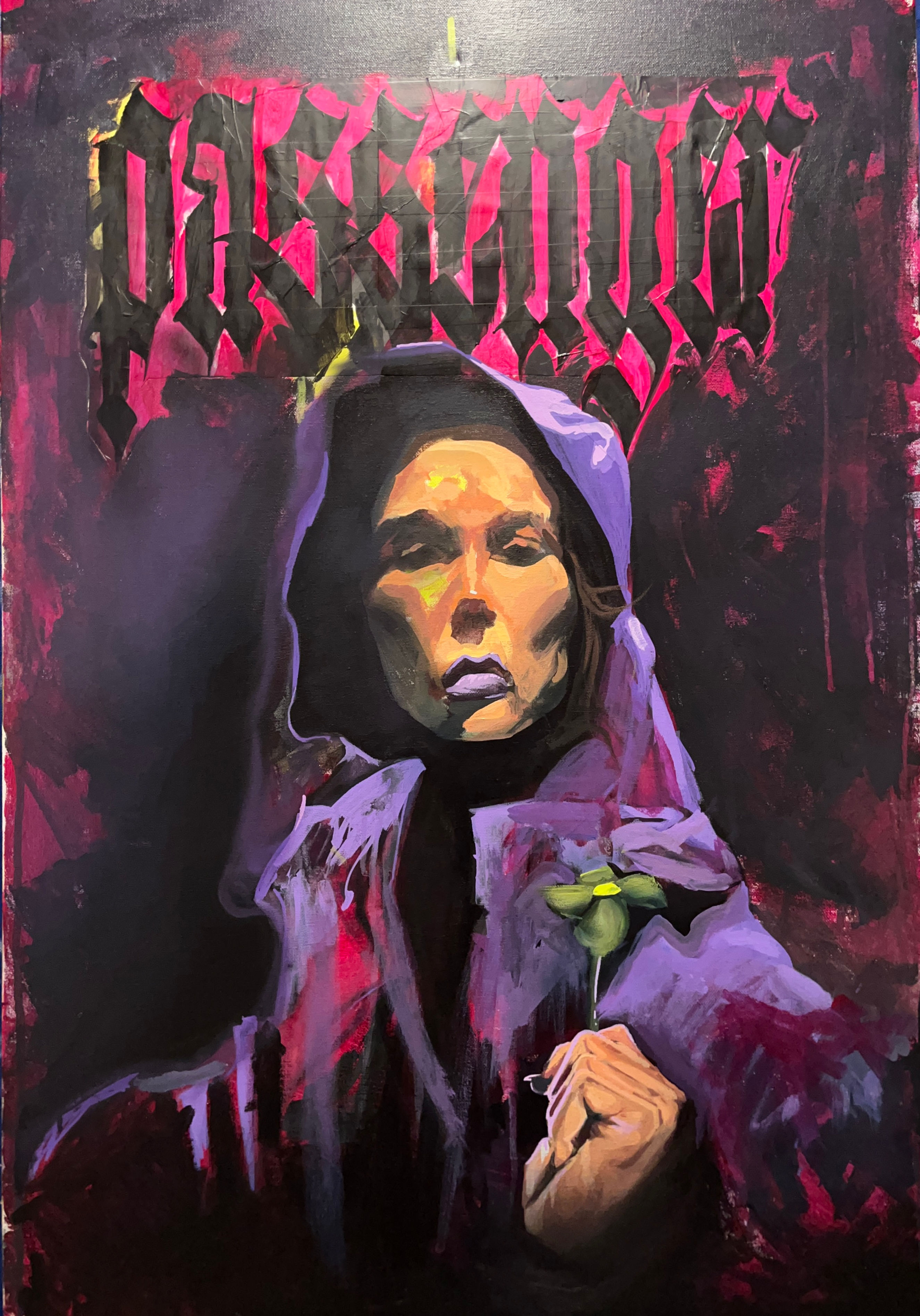 PASSENGER - 24"x36" Acrylics & Collage